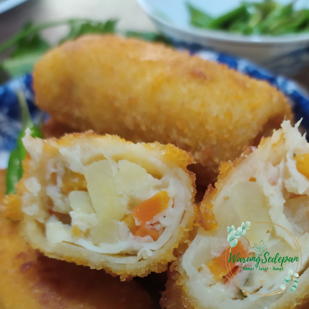 

Risoles Beku isi 10 pcs Risol Beku Risole Homemade Risoles Rogout Ayam Enak Frozen Food Cikarang