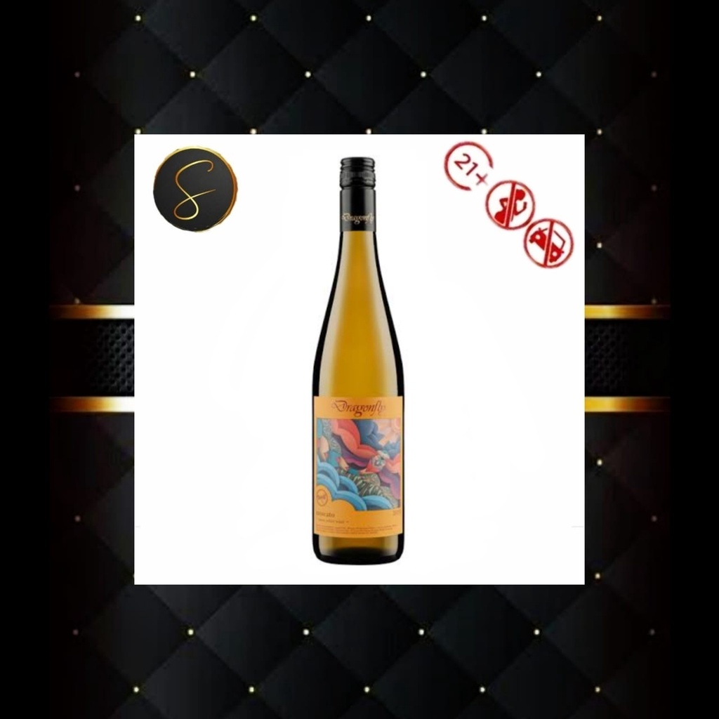 WHITE WINE DRAGONFLY MOSCATO SWEET WHITE WINE 750ML