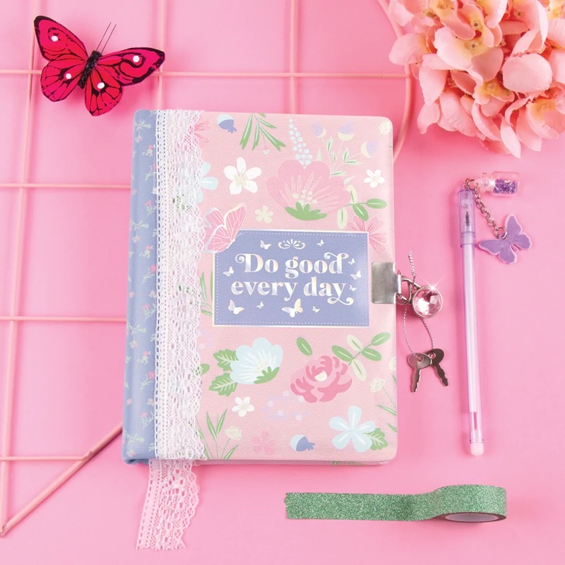 

Make It Real COTTAGECORE FLORAL LOCKING JOURNAL / buku harian anak / diary anak / alat tulis anak