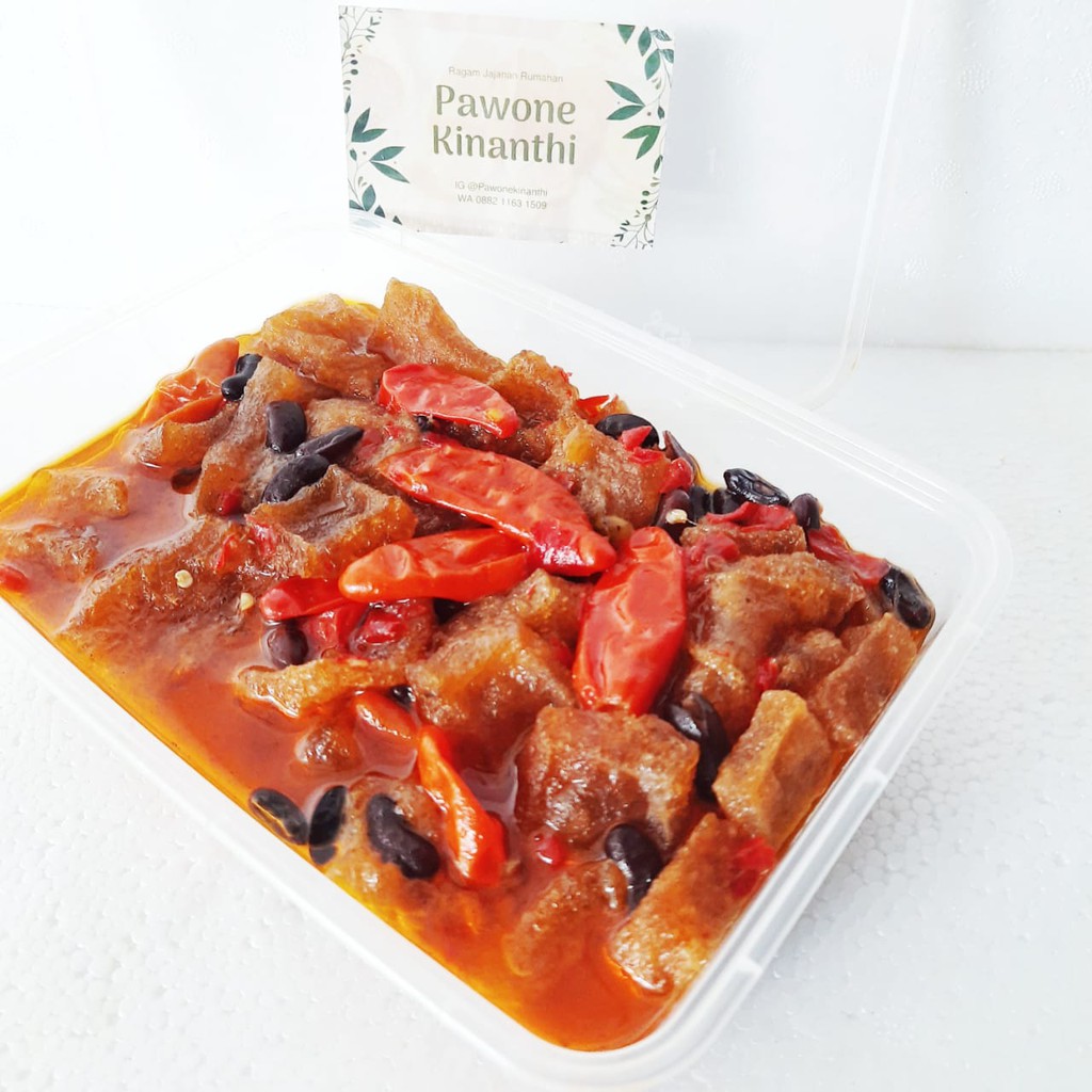 

SAMBEL GORENG KRECEK LEBARAN terpisah dari paket gudeg