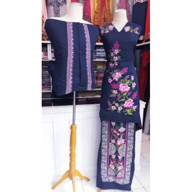 Bahan Baju Kurung Bordir Couple