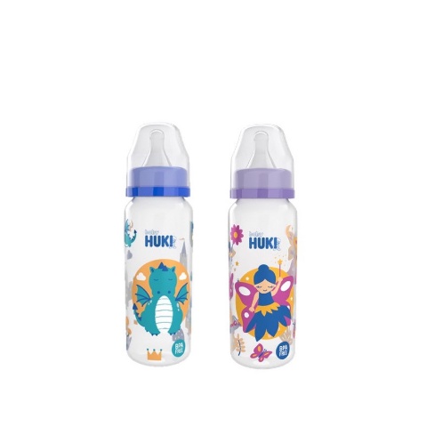 HUKI BOTOL SUSU DOT GEPENG | 240ML | 120ML | 60ML |