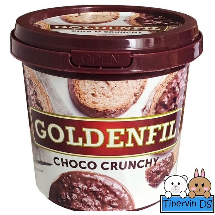 

Selai Choco Crunchy - Goldenfil - 1 kg