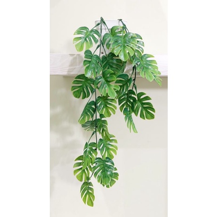 Tanaman Hias Daun Monstera Artificial Rambat Monstera mini rambat Daun rambat plastik / Daun rambat