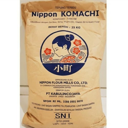 

Tepung Terigu Komachi Protein Tinggi | Tepung Roti Jepang