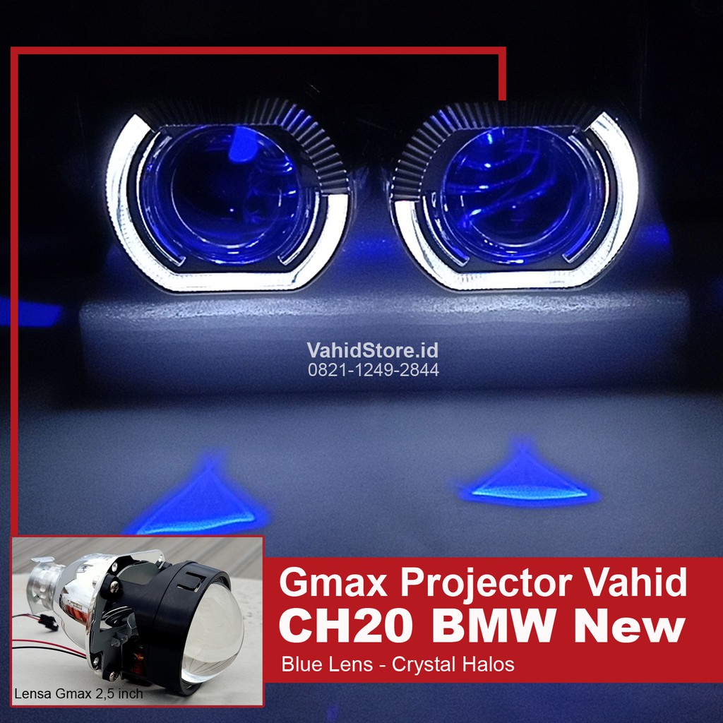 Jual Gmax Projector Vahid Model Ch20 Bmw New Series 25 Inch