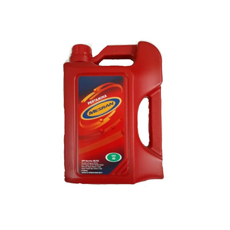 Oli Mesran SAE 40 (Original) Ukuran: 4 Liter