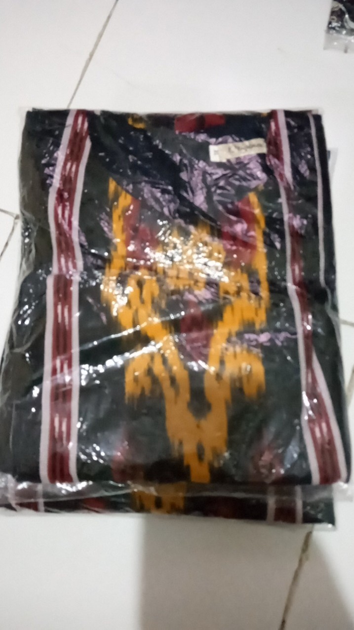 Dt Collection Tunik Batik Kampus Wanita / Cewek Lengan 7/4 / Tunik Modern