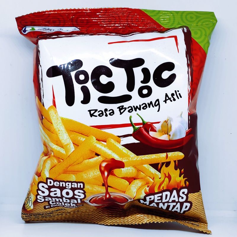 

Tic Tic Crunchy Stick terlaris Rasa Bawang & Pedas Mantab 20 gram / Snack Makanan Ringan TicTic.(Termurah)