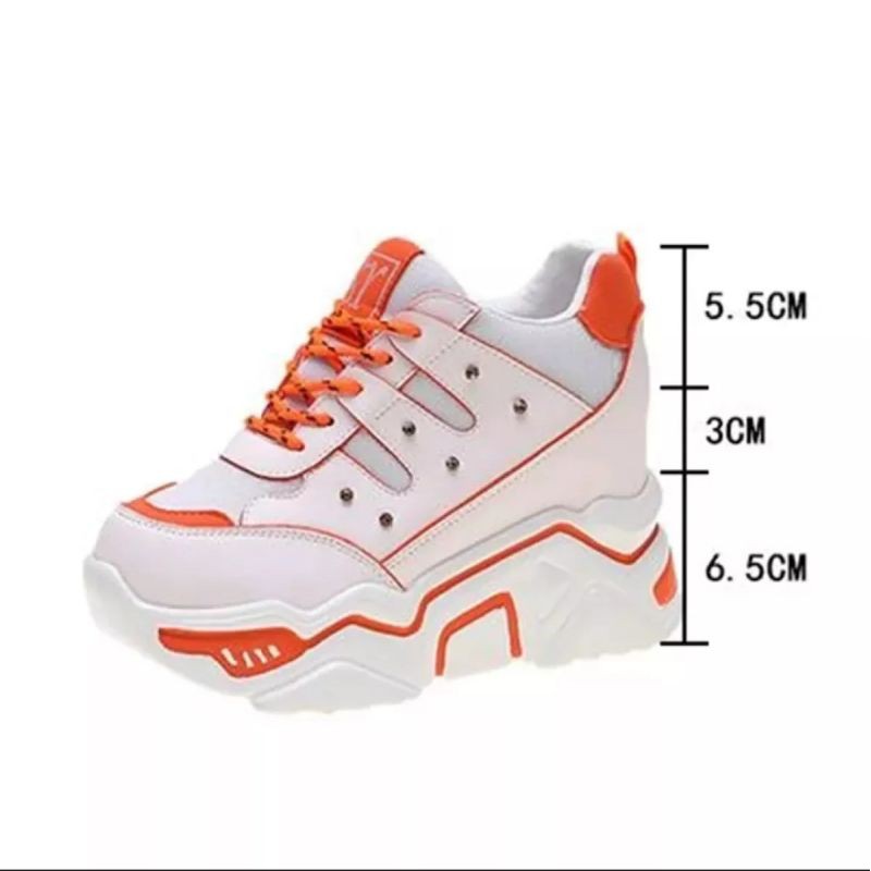 TmO - 8.8 Sale sepatu wanita sneakers fashion women Evelyn trendy/sepatu wanita tali kekinian dan sporty bisa cod termurah