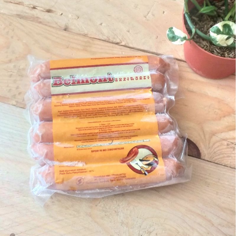 

Belmont Sosis Bratwurst Original l 6 pcs l 500 gr