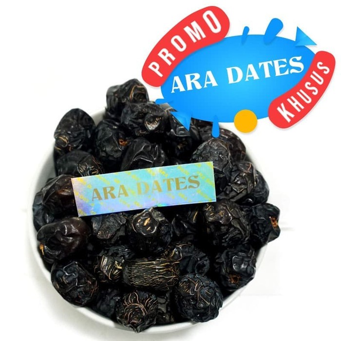 

Best Seller - Kurma Ara Dates Ajwa / Kurma Nabi 1Kg