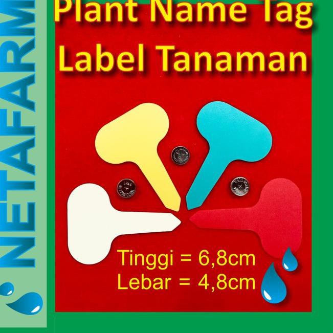 

Promo 7BR Plant Name Tag / Label Nama Tanaman Tancap Anti Air ( kipas kecil ) - set 10pcs ZY 6DL