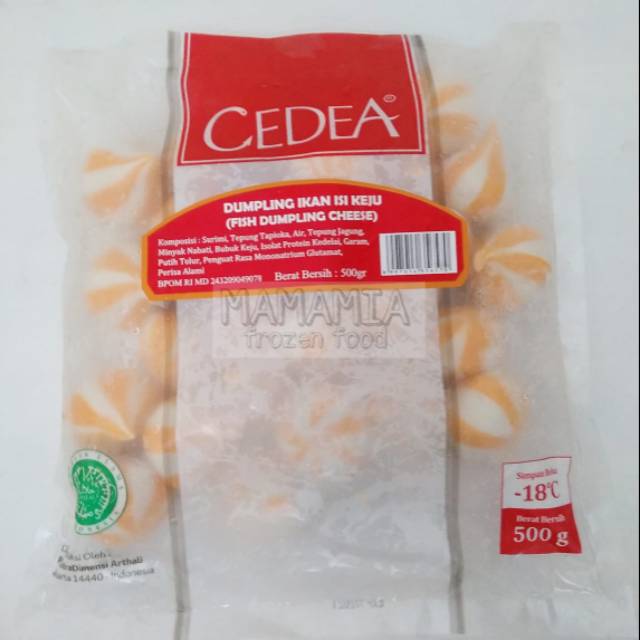 

Dumpling ikan isi keju