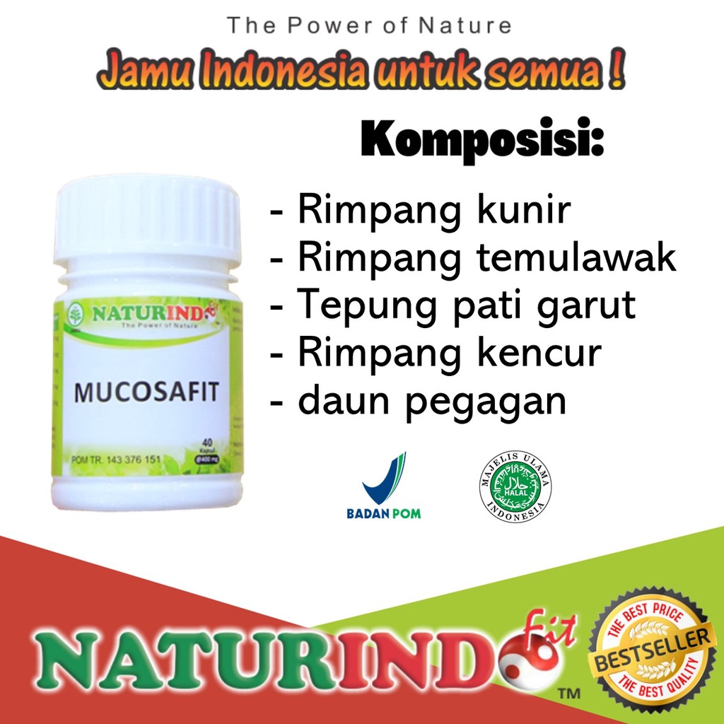 Obat Maag Mual Muntah Lambung Seperti Terbakar Gerd Tukak Lambung Asam Lambung Kronis Herbal Ampuh Mucosafit Bpom-2