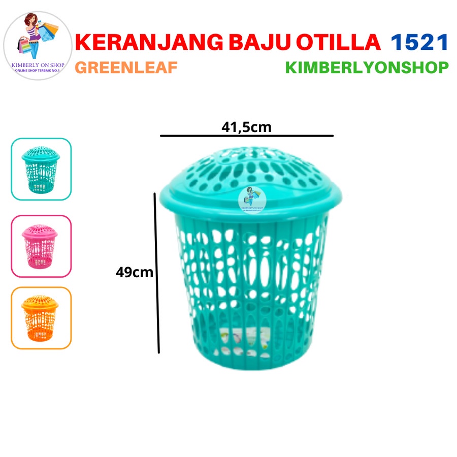 GREEN LEAF Keranjang Pakaian / Laundry Basket 1521