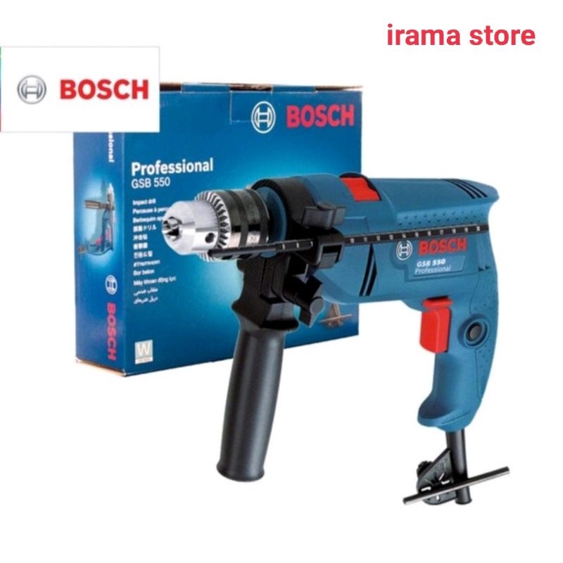 Mesin Bor 13mm Bosch GSB 550 Bor Beton listrik 13mm Mesin bor tangan Bosch GSB 550