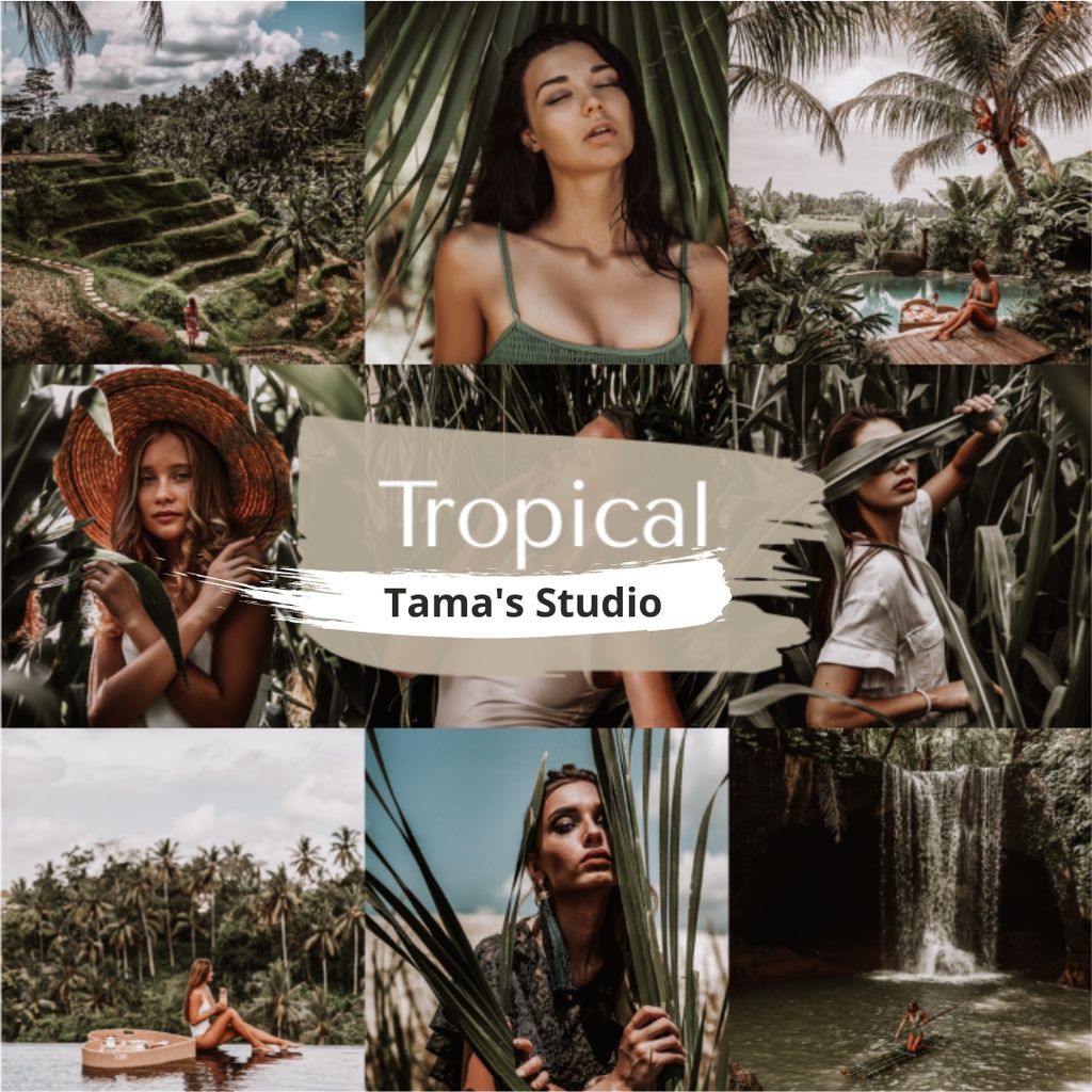 10 Lightroom Preset Premium Tropical Dekstop dan Mobile (IOS/Android)