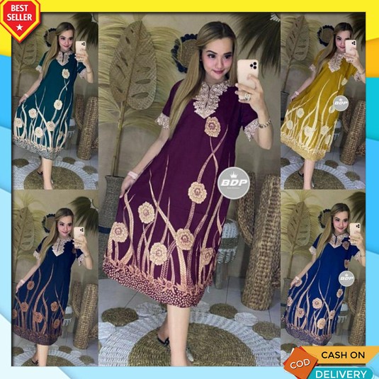 Daster Baju Tidur Bahan Adem Cewek Terbaru 2022 Kekinian Berkualitas D Terbaru|Daster Arab Renda M