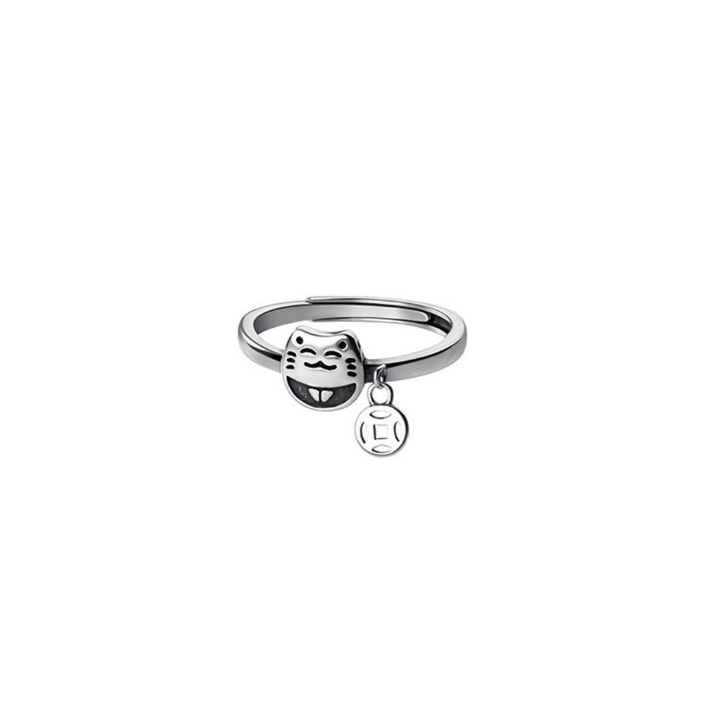 Perhiasan Cincin Jari Telunjuk Model Terbuka Aksen Mutiara Gaya Korea Untuk Wanita