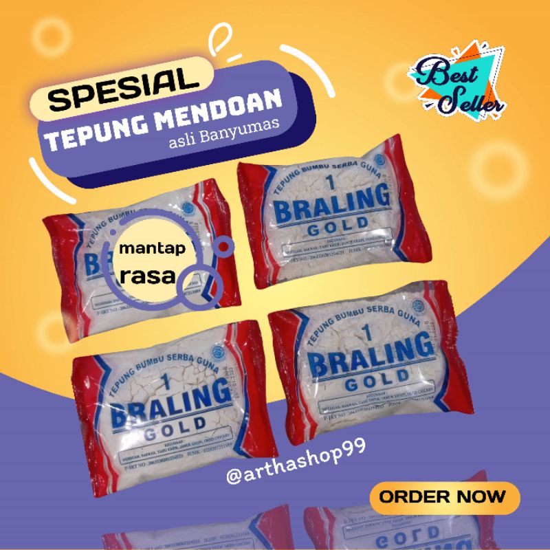 

TEPUNG BUMBU SERBAGUNA BRALING GOLD