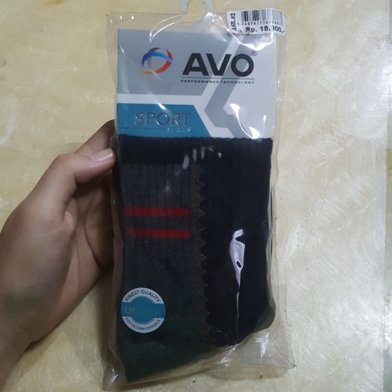 Kaos kaki avo tebal sport OriGiNAL, kaos kaki olahraga