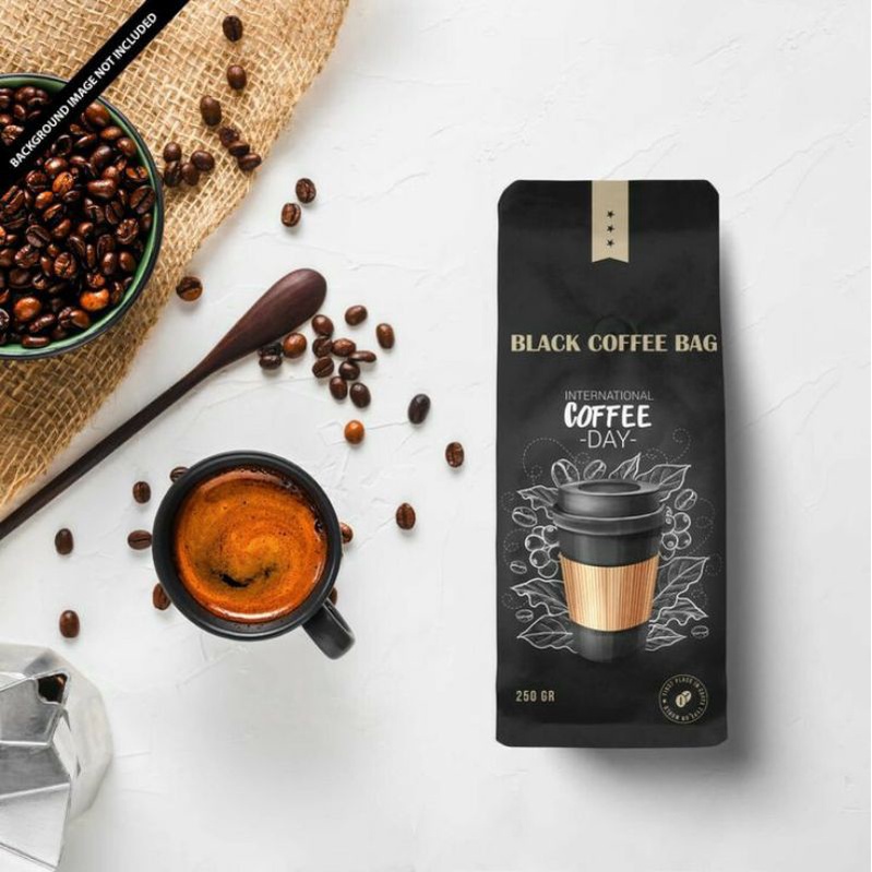 

Black Coffee Bag-international coffee