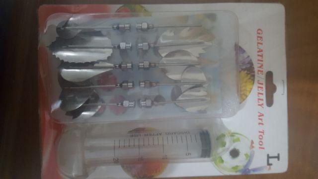 3d Jelly Art Pudding Agar Agar Puding Alat Suntik Puding Jelly Art Tools