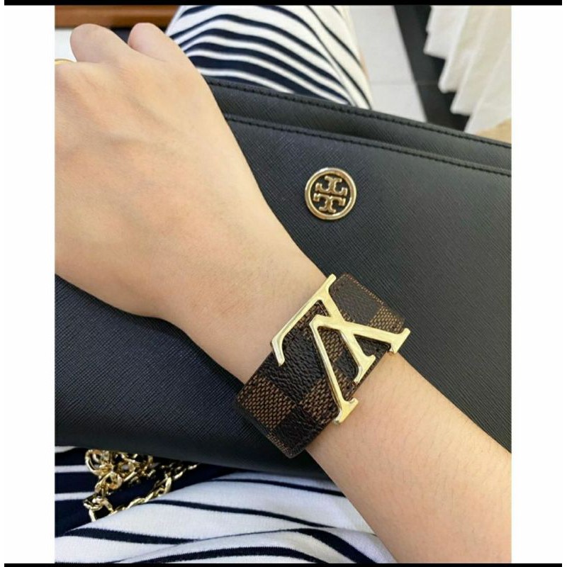 Restok Gelang Kulit Motif elv Premium Quality Bracelet Branded band L192