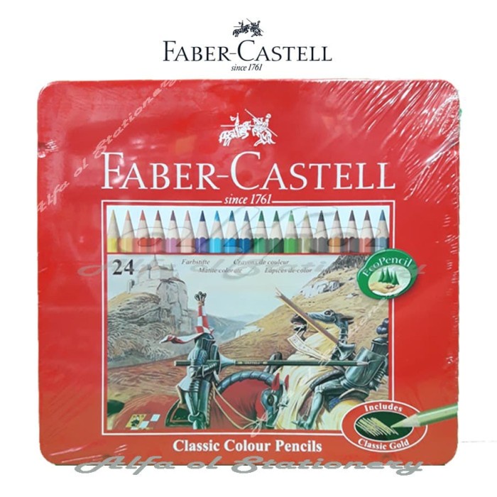 

Buruan Watercolour Pencil 24 Tin Case Faber Castell - Pensil Warna Cat Air Terbatas