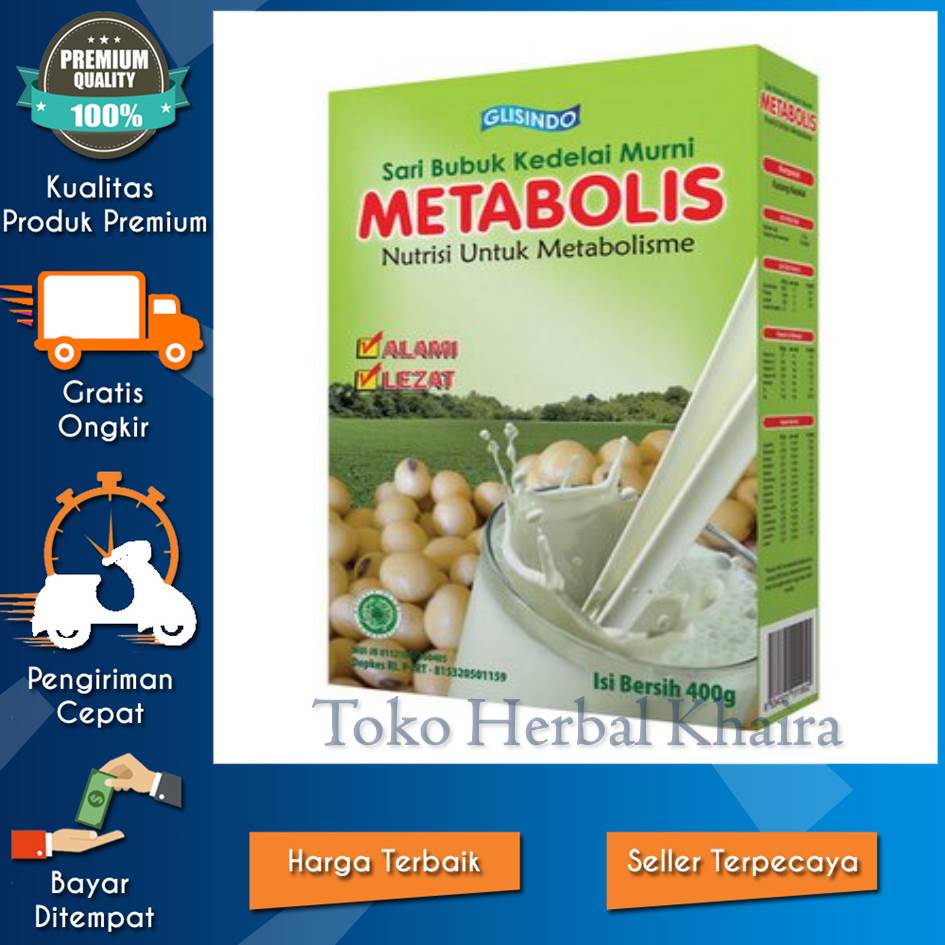 

SUSU KEDELAI METABOLIS METABOLISME 400 GRAM