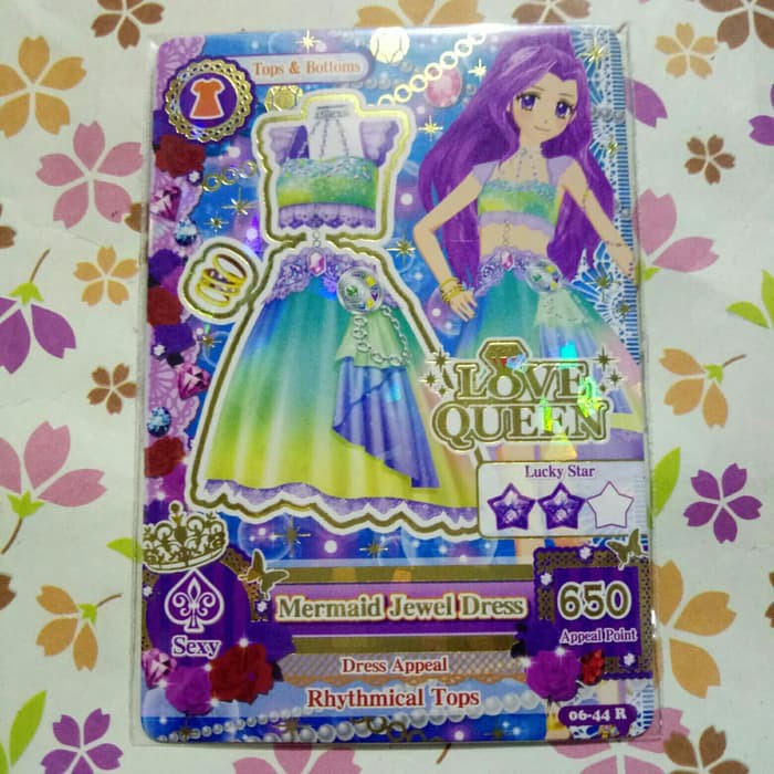 aikatsu rare tops & bottoms mermaid jewel dress mizuki versi 6
