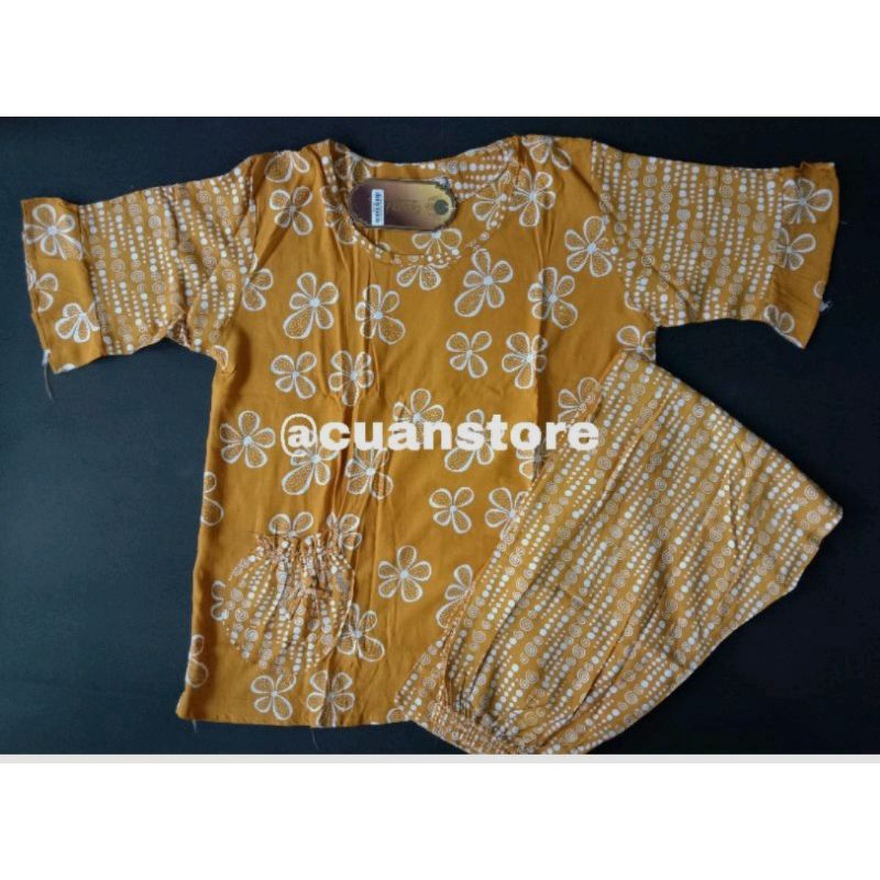 Setelan celana panjang baju tidur by Qonita batik IV
