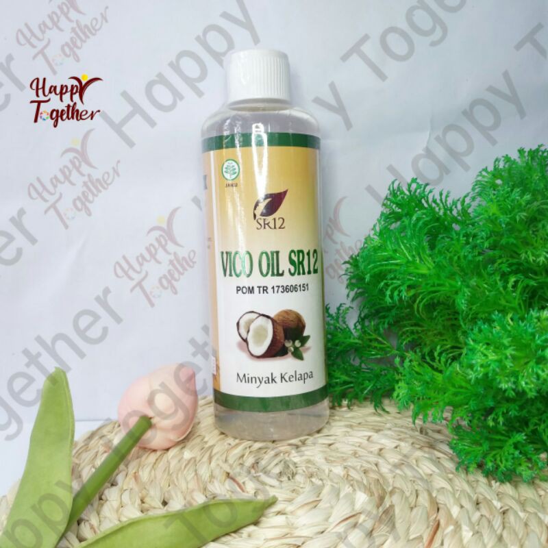 VCO SR12/VCO/MINYAK SERBAGUNA/OBAT PENYAKIT KULIT/ BABY OIL ALAMI/ SUPLEMEN DAYA TAHAN TUBUH