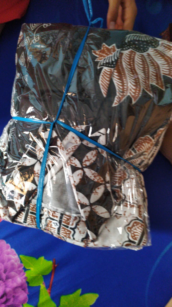 Bswart Batik Hrb026 Kenongo Hem Pendek Padi Pekalongan M L Xl Batik Pria Murah Modern Grosir