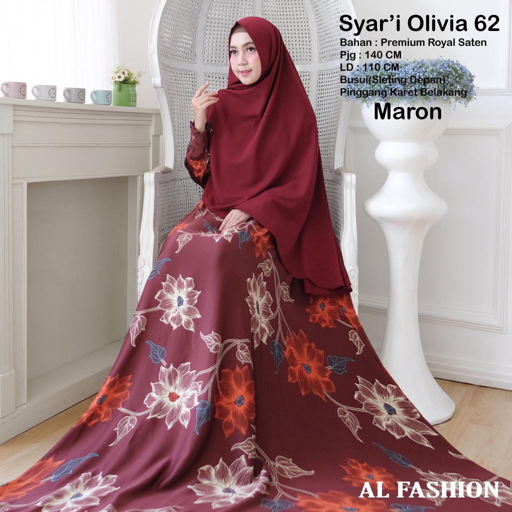 SYARI OLIVIA 62 + KHIMAR SET