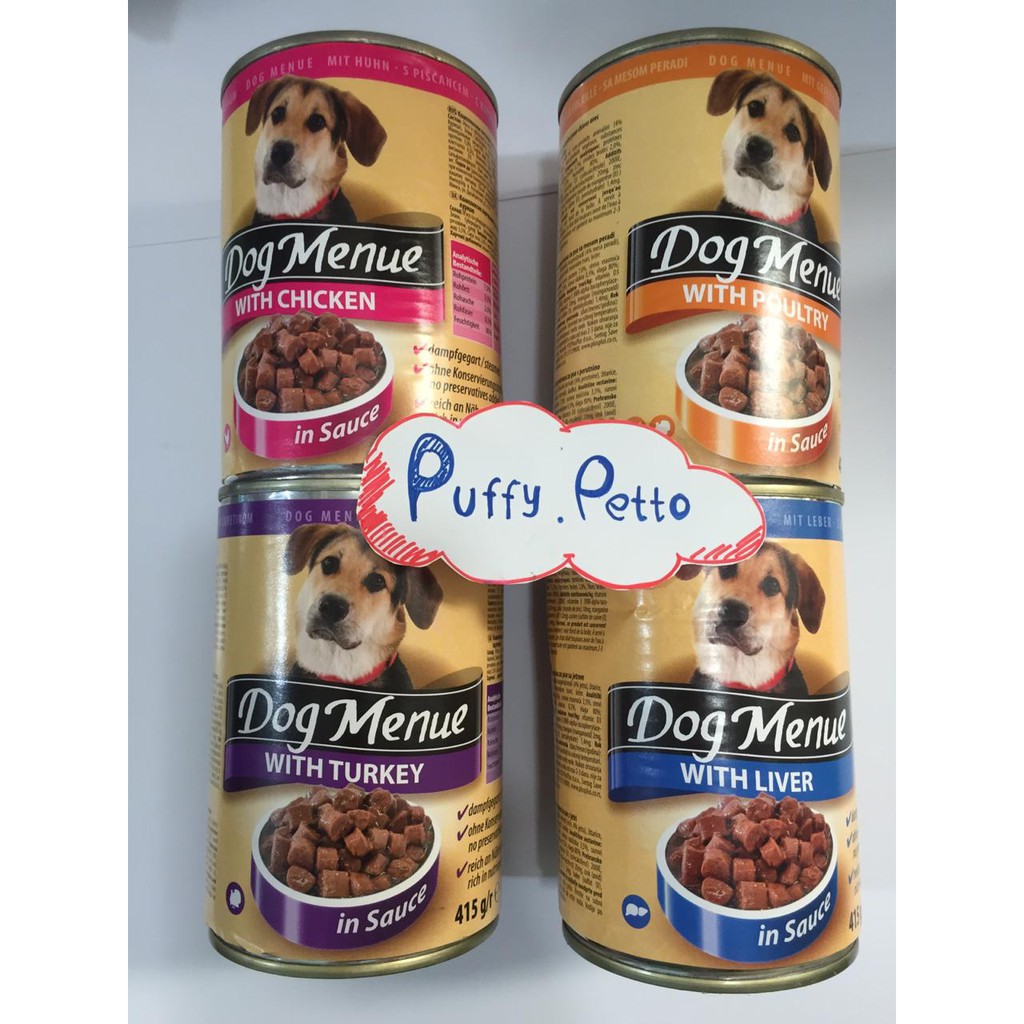 dog menue dog can-makanan anjing kaleng 415gr
