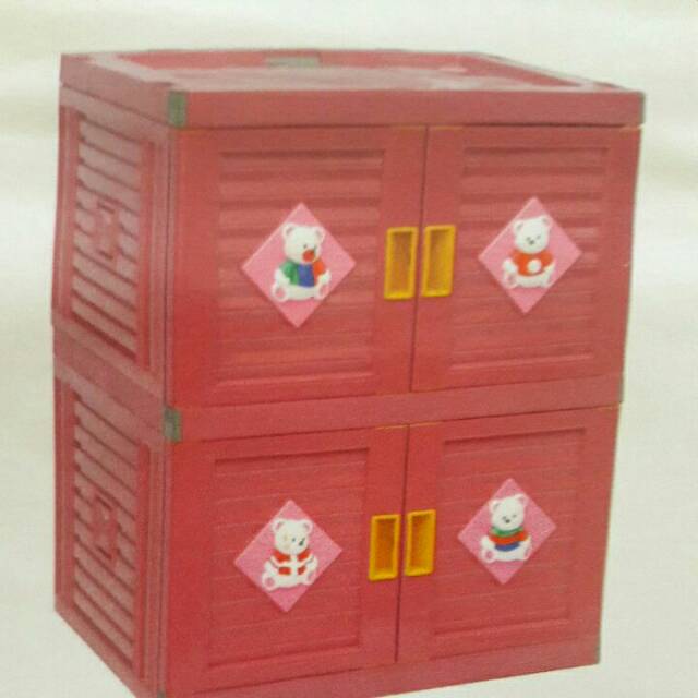 LEMARI PINTU BONEKA KECIL SUSUN 2