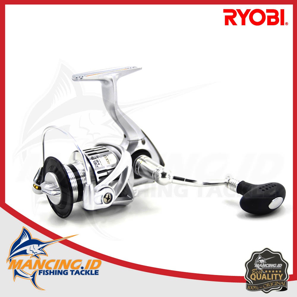 Ryobi Zeus HP 1000-8000 Full Metal Spool Fishing Reel Power Handle Perlengkapan Peralatan Alat Manci