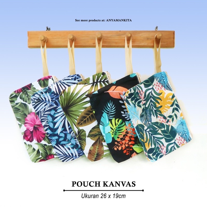 Pouch Kanvas / Dompet Kanvas