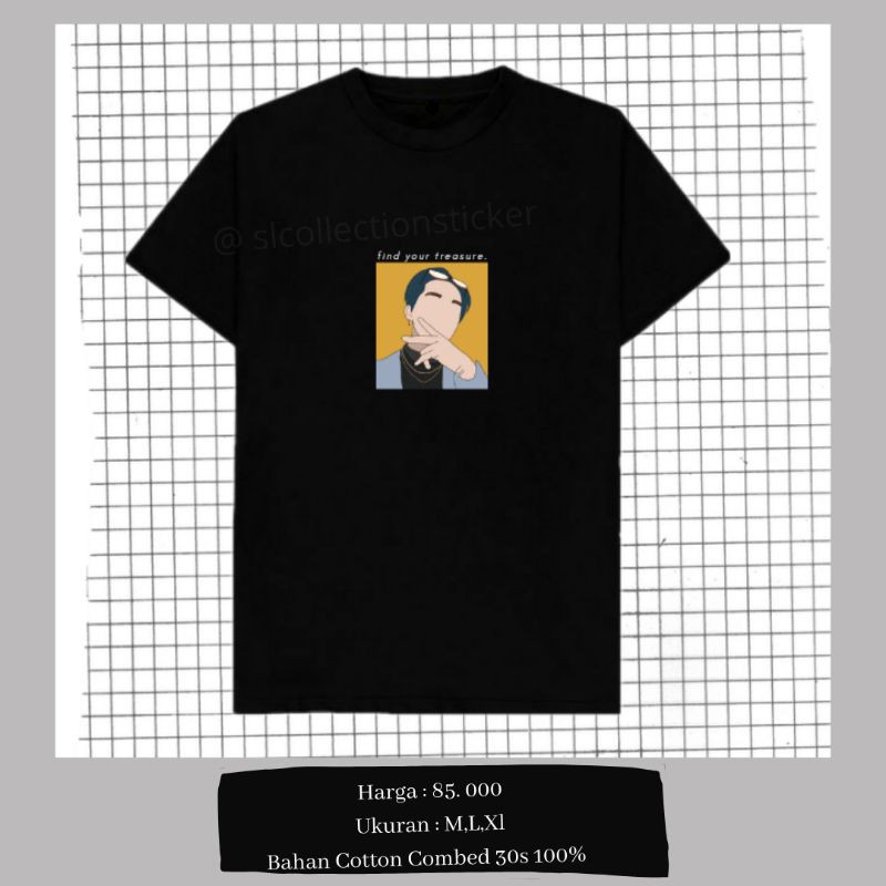 Kaos aesthetic/ Kaos baju treasure hyunsuk/ Kaos KPOP/ Kaos Korea