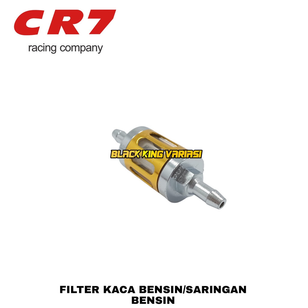 Filter Bensin Motor Filter Kaca Bensin Saringan Bensin Motor Variasi CR7 Universal