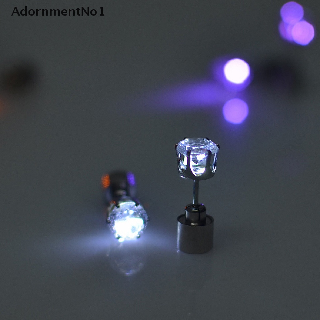 (AdornmentNo1) Anting Tusuk Dengan Lampu LED Untuk Wanita