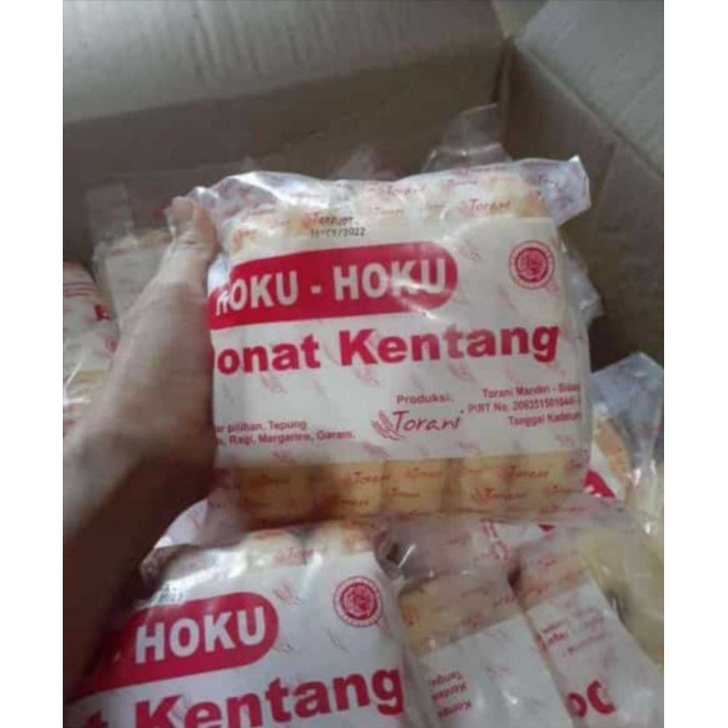 

donat kentang + gula halus