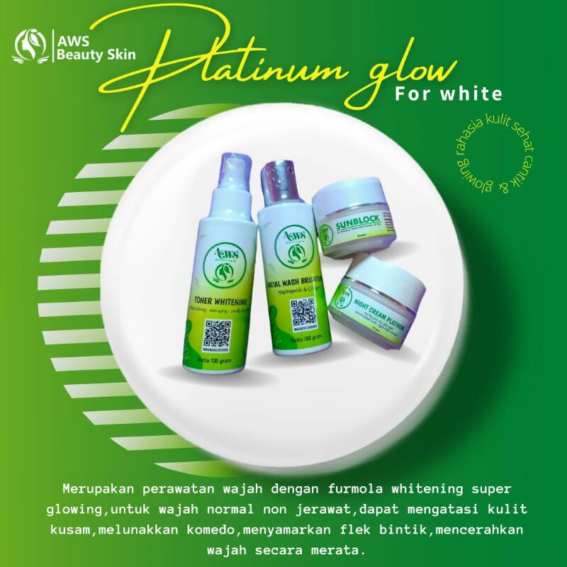 Cream Wajah Paket Platinum AWS Beautyskin