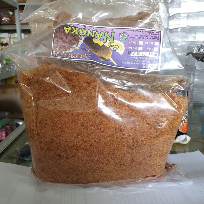 

Abon Sapi Asli Cap Nangka Boyolali 1 kg Halal