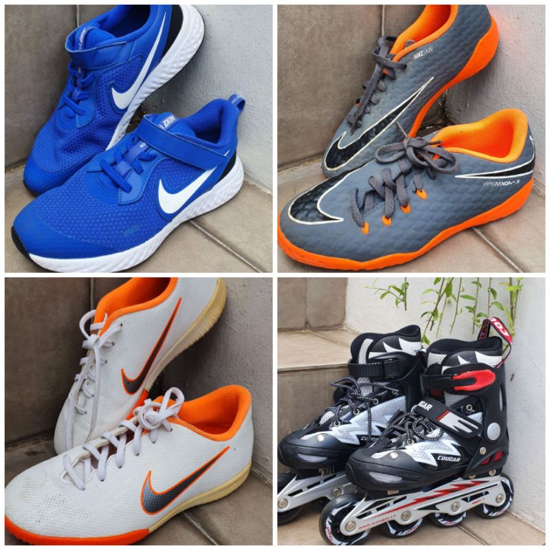 Sepatu Nike Anak / Sepatu futsal anak Nike / Inline Skate Cougar- Preloved