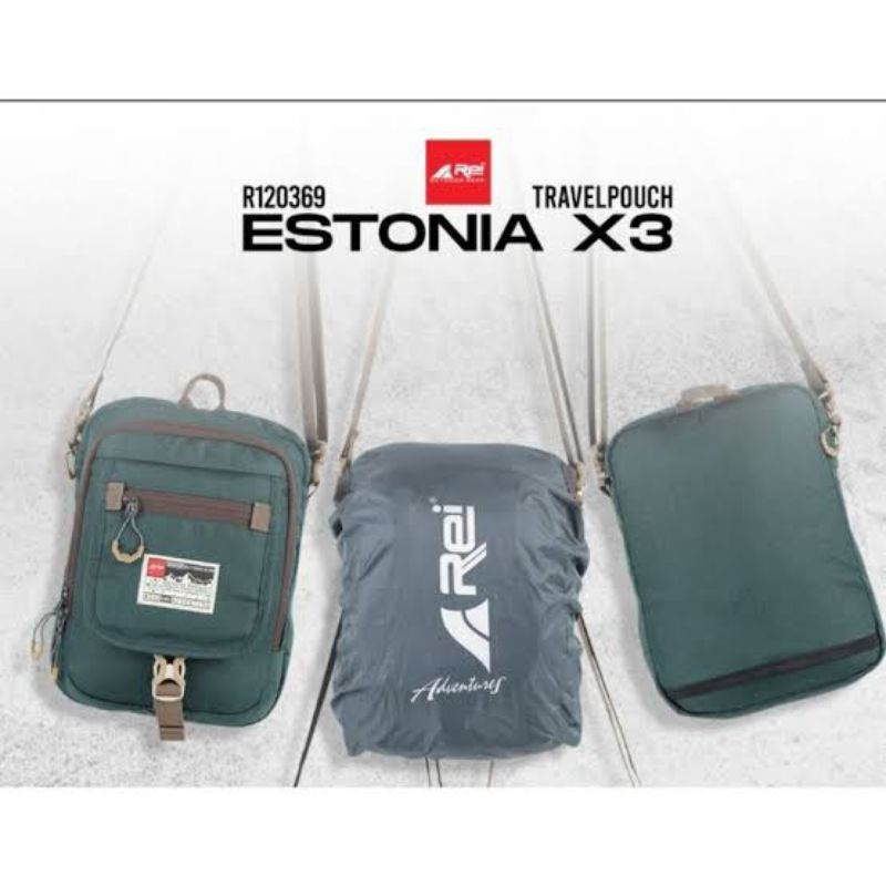 Travel Pouch Arei Estonia X3, Tas Selempang Arei Original, 100% Original