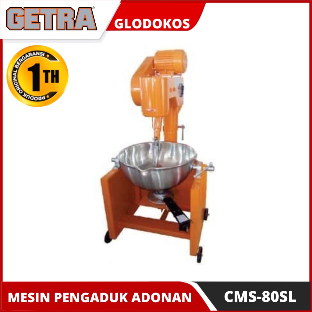 TILTING COOKING MIXER GETRA GETRA CMS-80SL MESIN PENGADUK ADONAN DODOL CMS80SL GARANSI RESMI