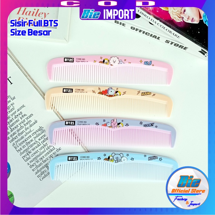 Sisir Gagang Besar BTS Korea Korea Import